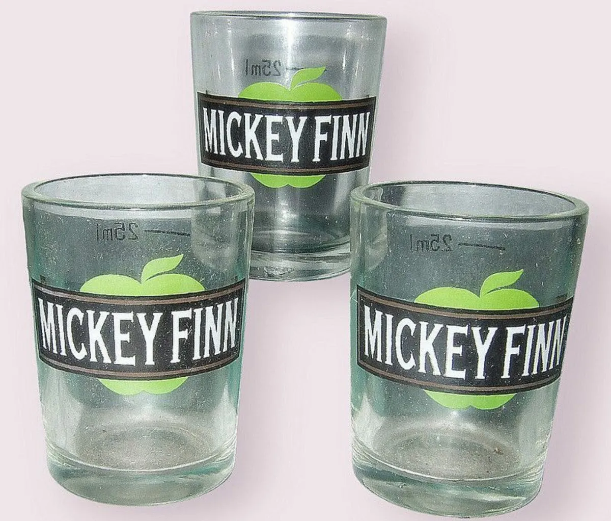 Trio of Vintage 'Mickey Finn' Glasses - Image 3