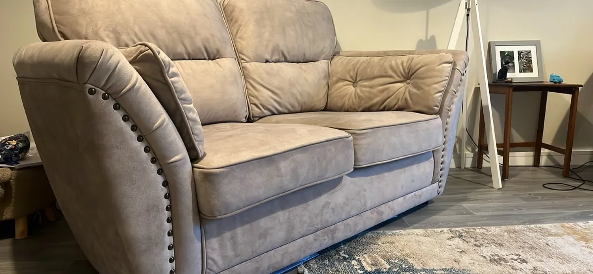 🔥 2 / 3-Seater Sofa Set – Champagne Mink – Excell - Image 3