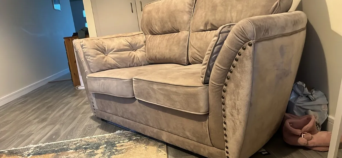 🔥 2 / 3-Seater Sofa Set – Champagne Mink – Excell - Image 4