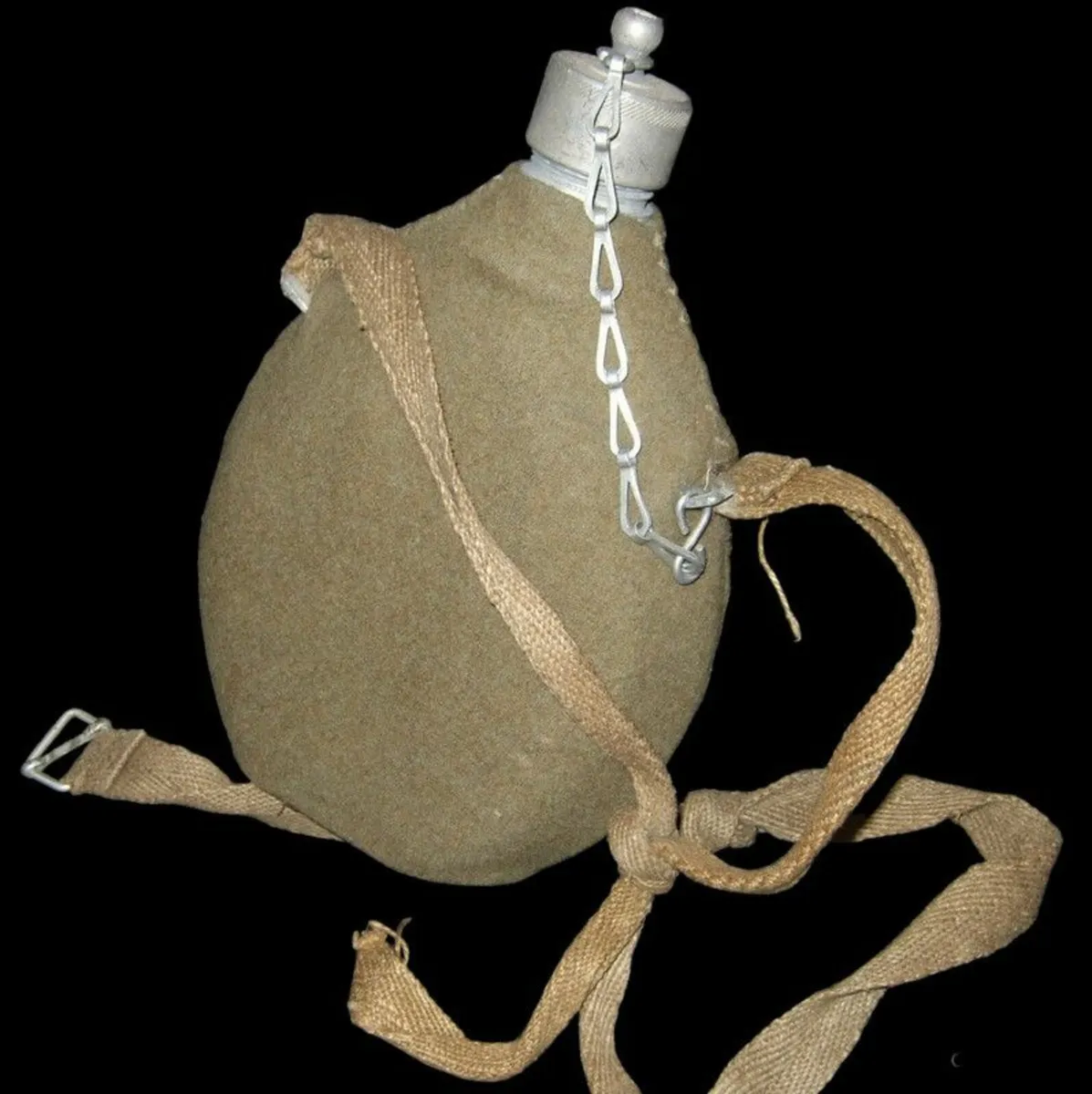 Authentic WWII Canteen/Wool Carrying Case - Image 1