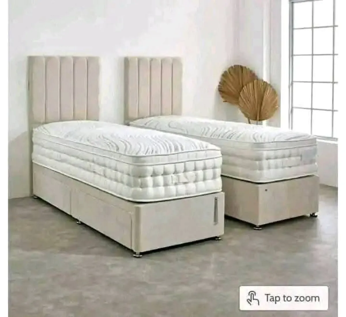Brand new beds with or without mattress, all sizes - Image 1