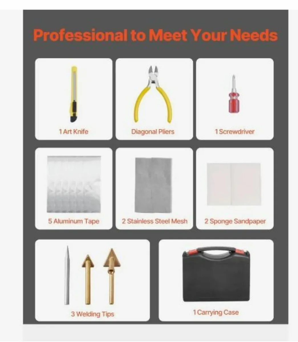 Plastic Welder Kit 100W Plastic Welder Gun - Image 4