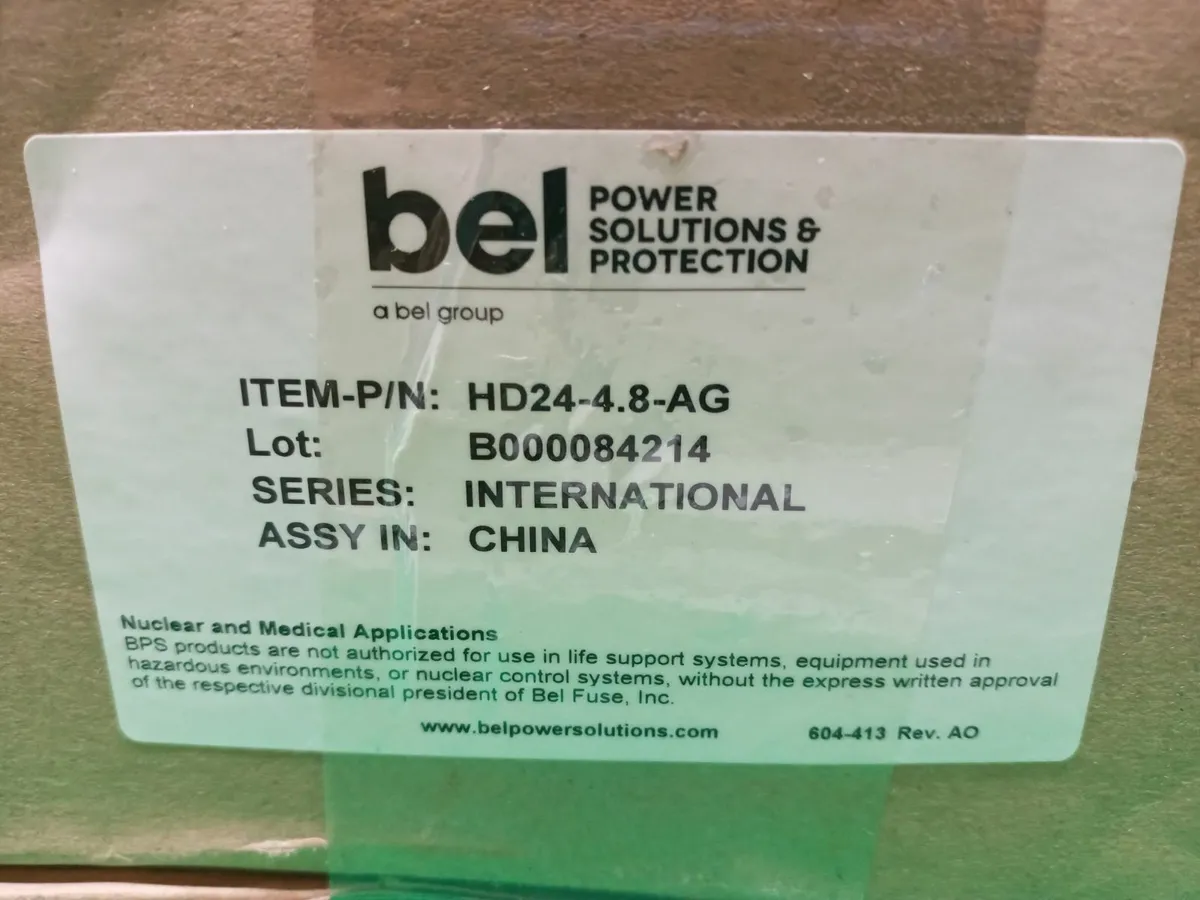 Delivery - Bel HD24-4.8-AG Open Frame Linear Power - Image 2