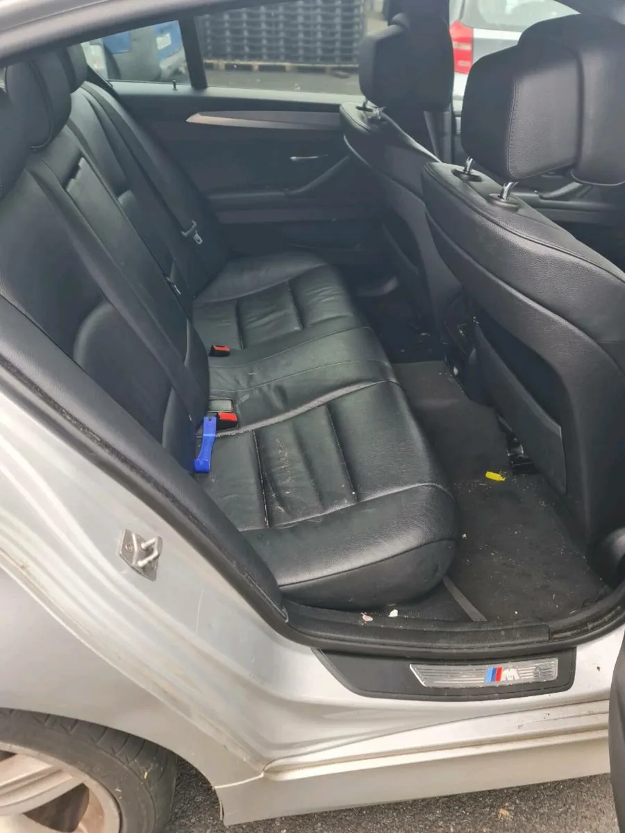 BMW F10 BLACK LEATHER MSPORT SEATS INTERIOR - Image 3
