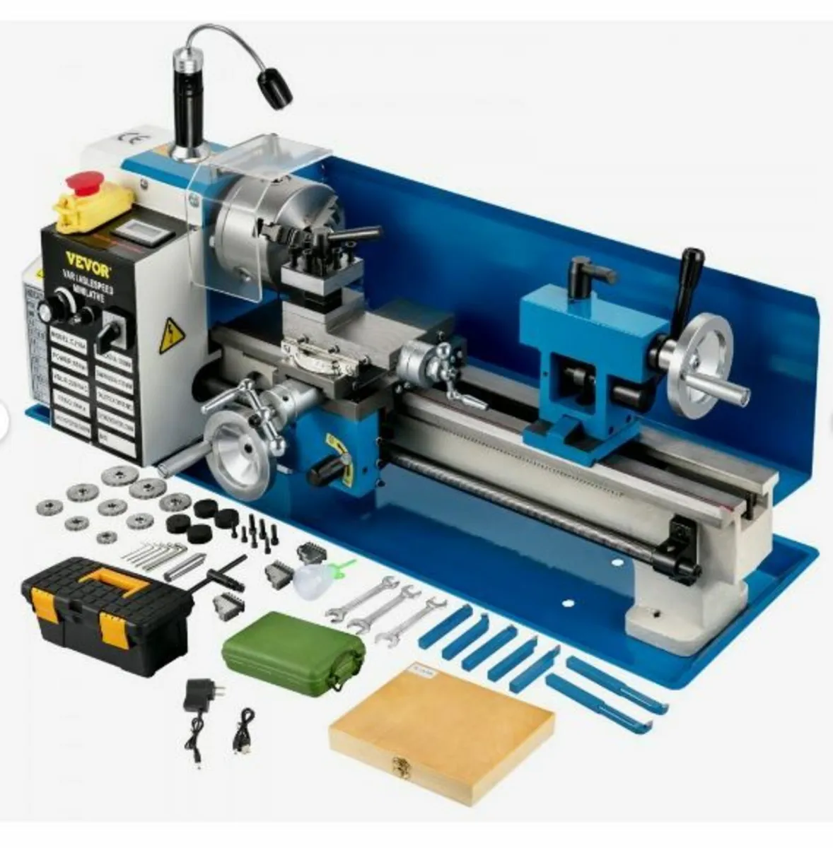 Mini Metal Lathe, 17.8 cm x 35.6 cm - Image 1