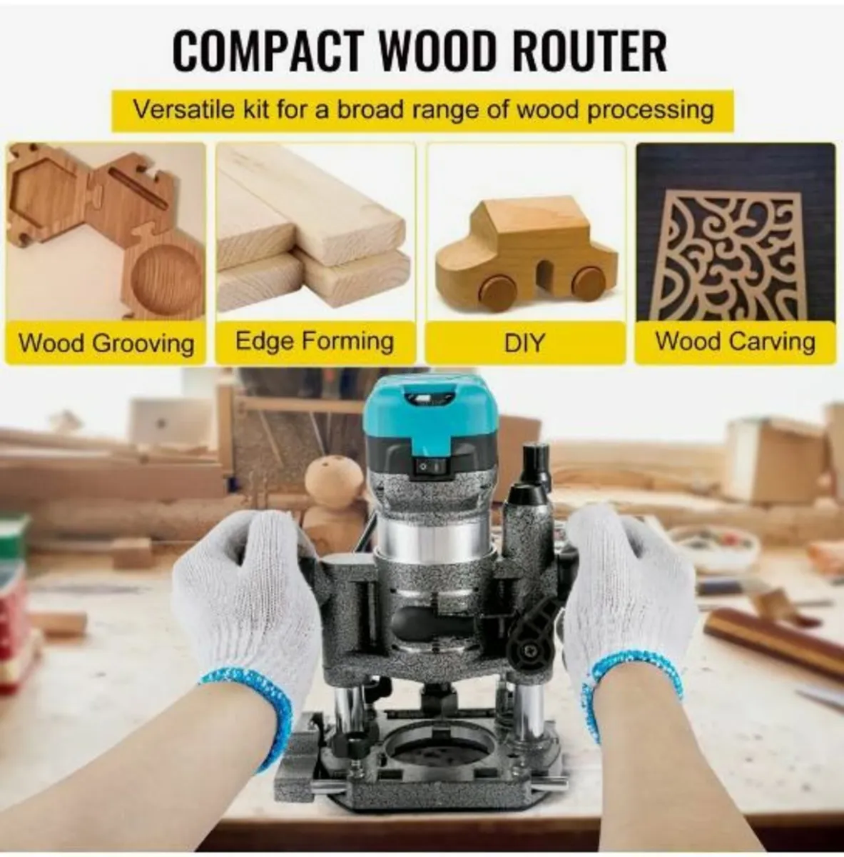 Router Tool, 710W Wood Router, Router - Image 2