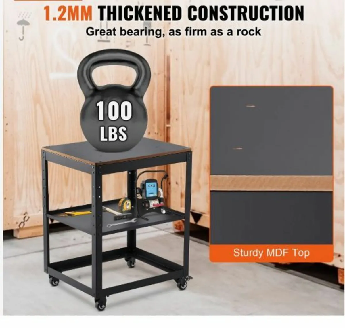 Planer Stand, 100 lbs/ 45 kg heavy loads - Image 3