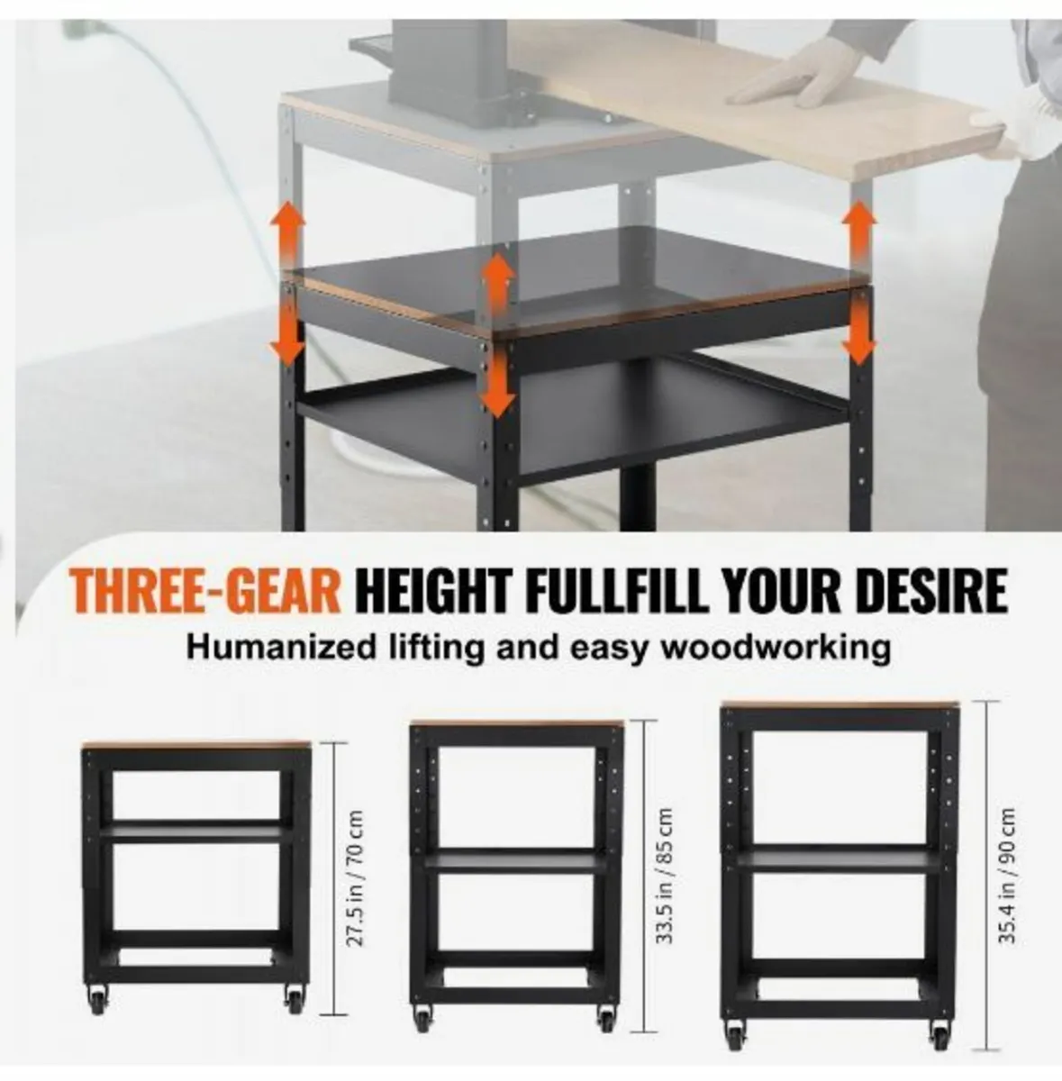 Planer Stand, 100 lbs/ 45 kg heavy loads - Image 4