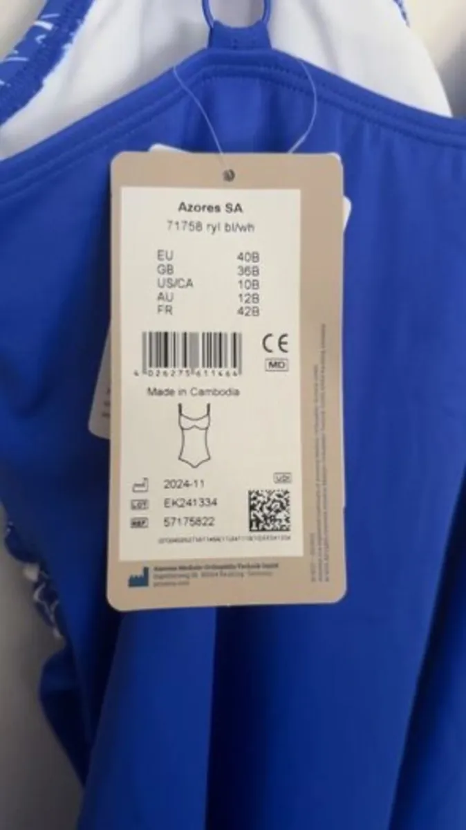 Azores Amoena Mastectomy Swimwear for sale: - Image 4