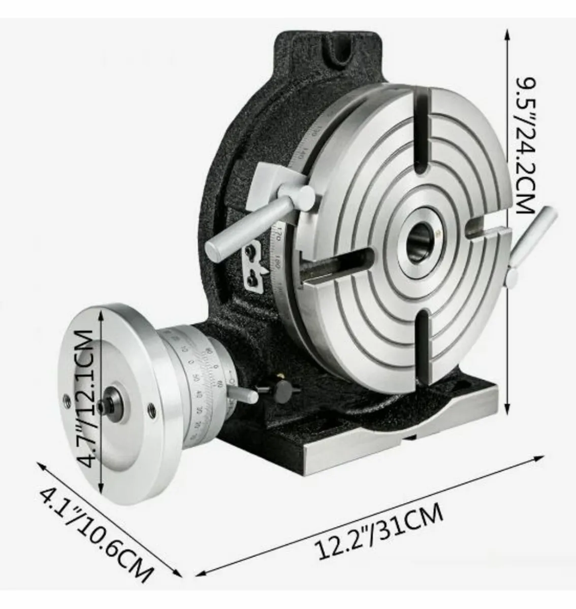 Rotary Table 20.3 cm Vertical & Horizontal Rotary - Image 2