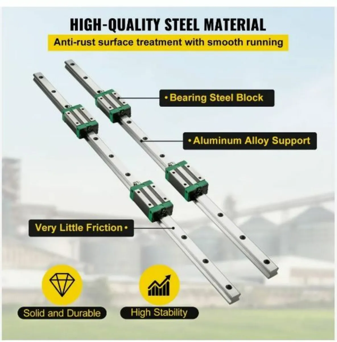 2PCS Linear Rail 0.78-66 Inch - Image 3