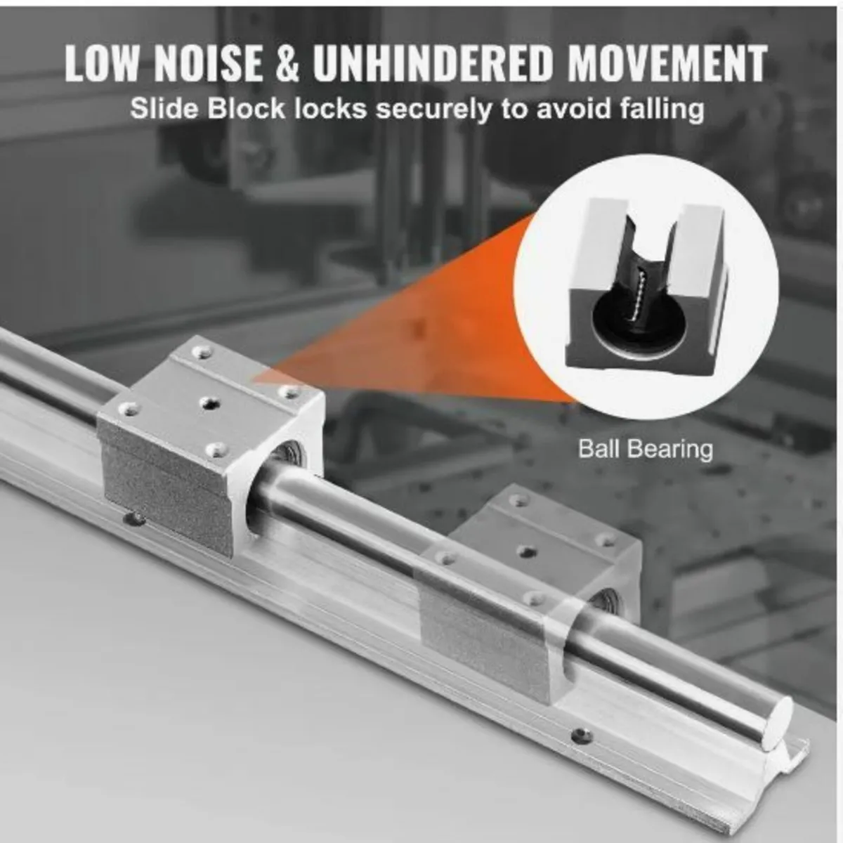 Linear Guide Rail Set, SBR20 1500mm - Image 2
