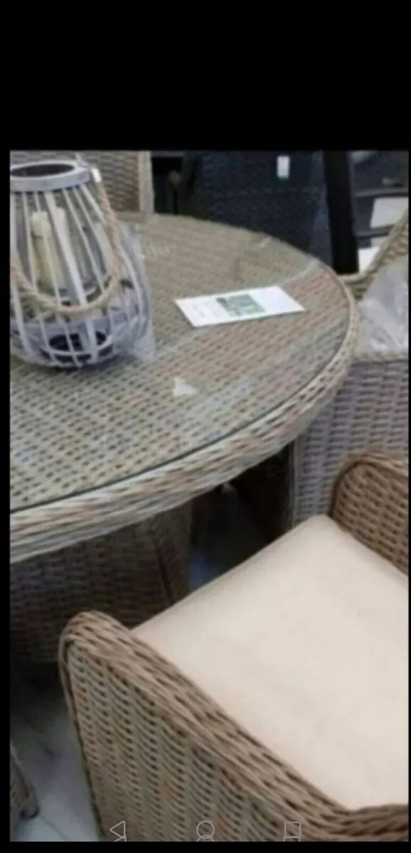 **CLEARANCE** Brand New Basket Rattan 6 Seater C/W - Image 3