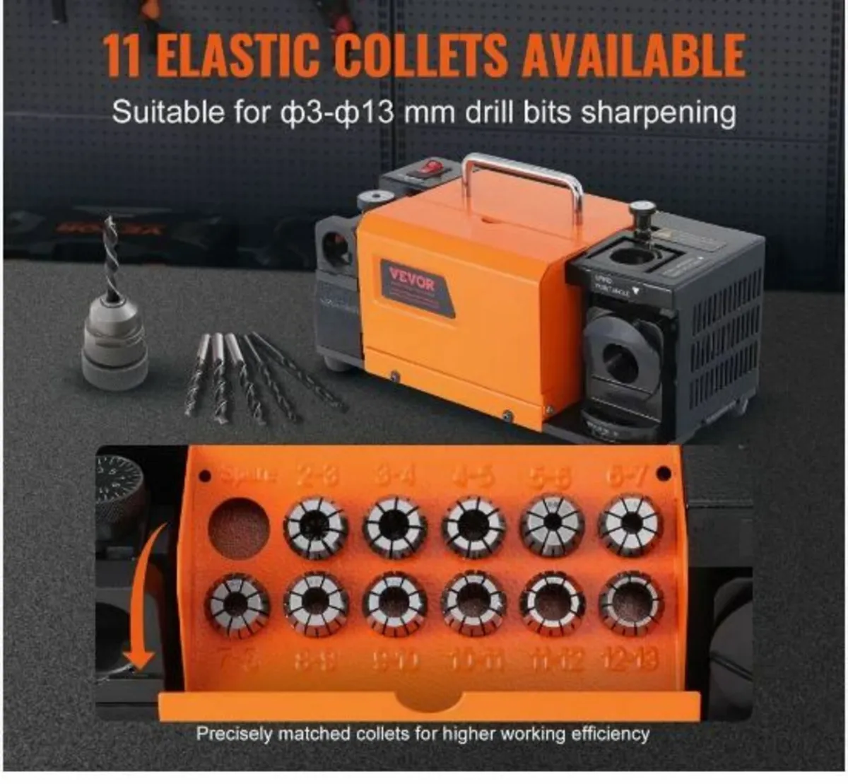 Drill Bits Sharpener, MR-13A Bits Grinder - Image 2
