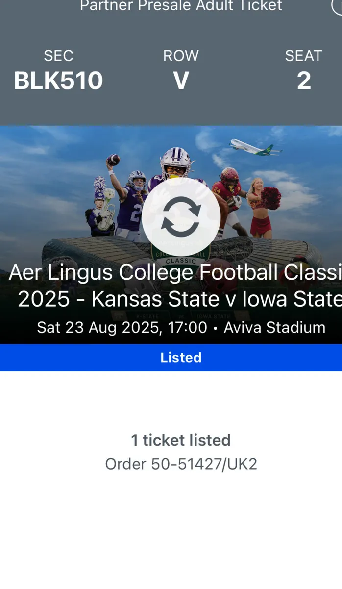 Sports tickets - Image 1