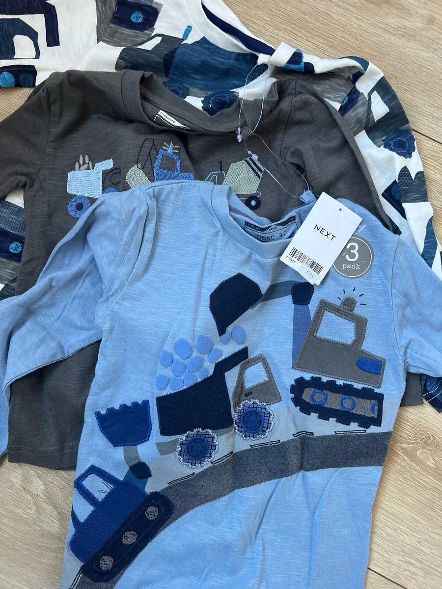 Boys Next Digger Tractor Tops - Image 2