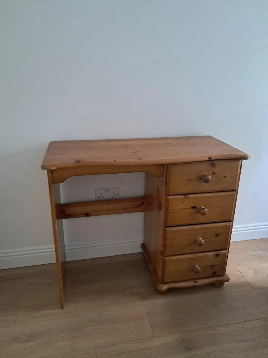 Wood desk - Image 2
