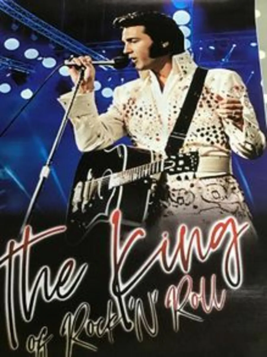 Elvis Presley -King of Rock and Roll- Canvas Print
