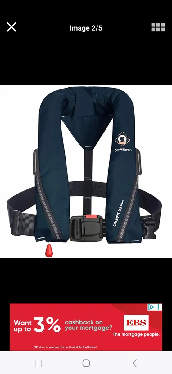 New Crewsaver Crewfit 165 Sport Auto lifejackets