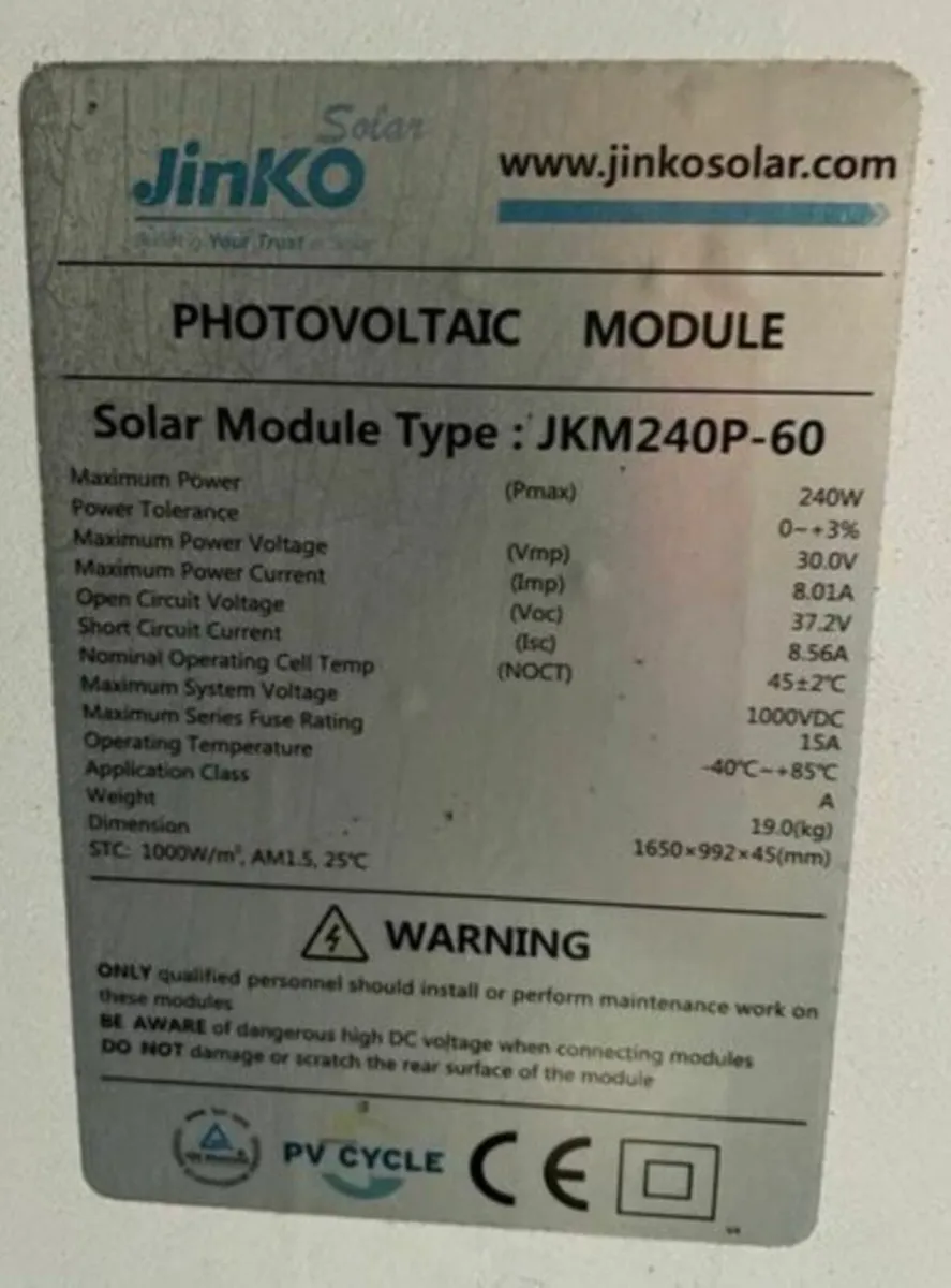 Solar Panels (Jinko Solar) - Image 2