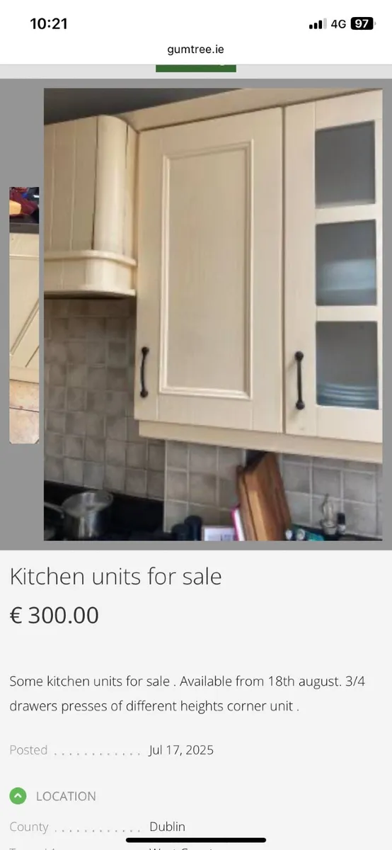 Kitchen units - Image 1