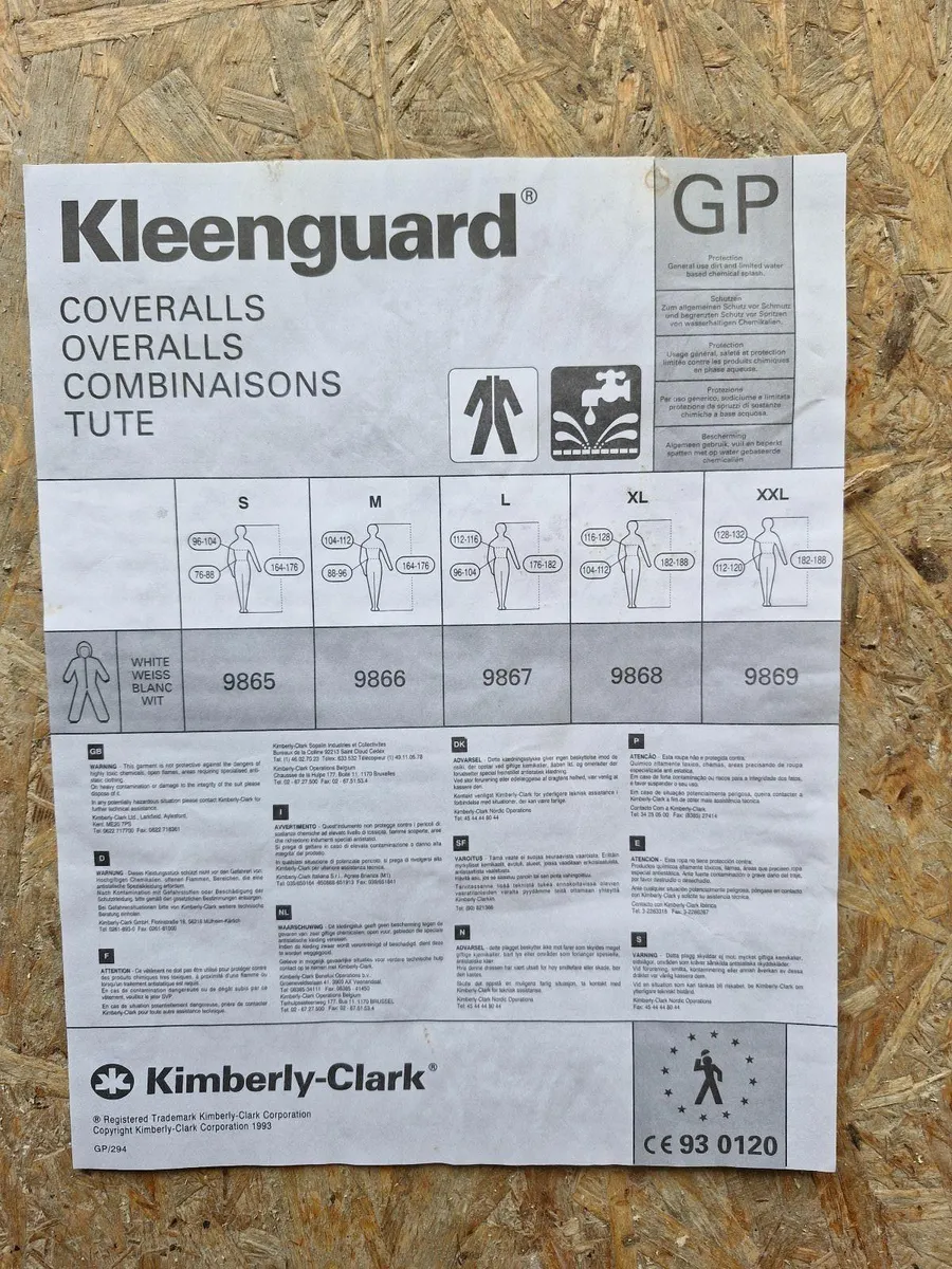 Kimberley Clark Protective Overalls (Large) - Image 3