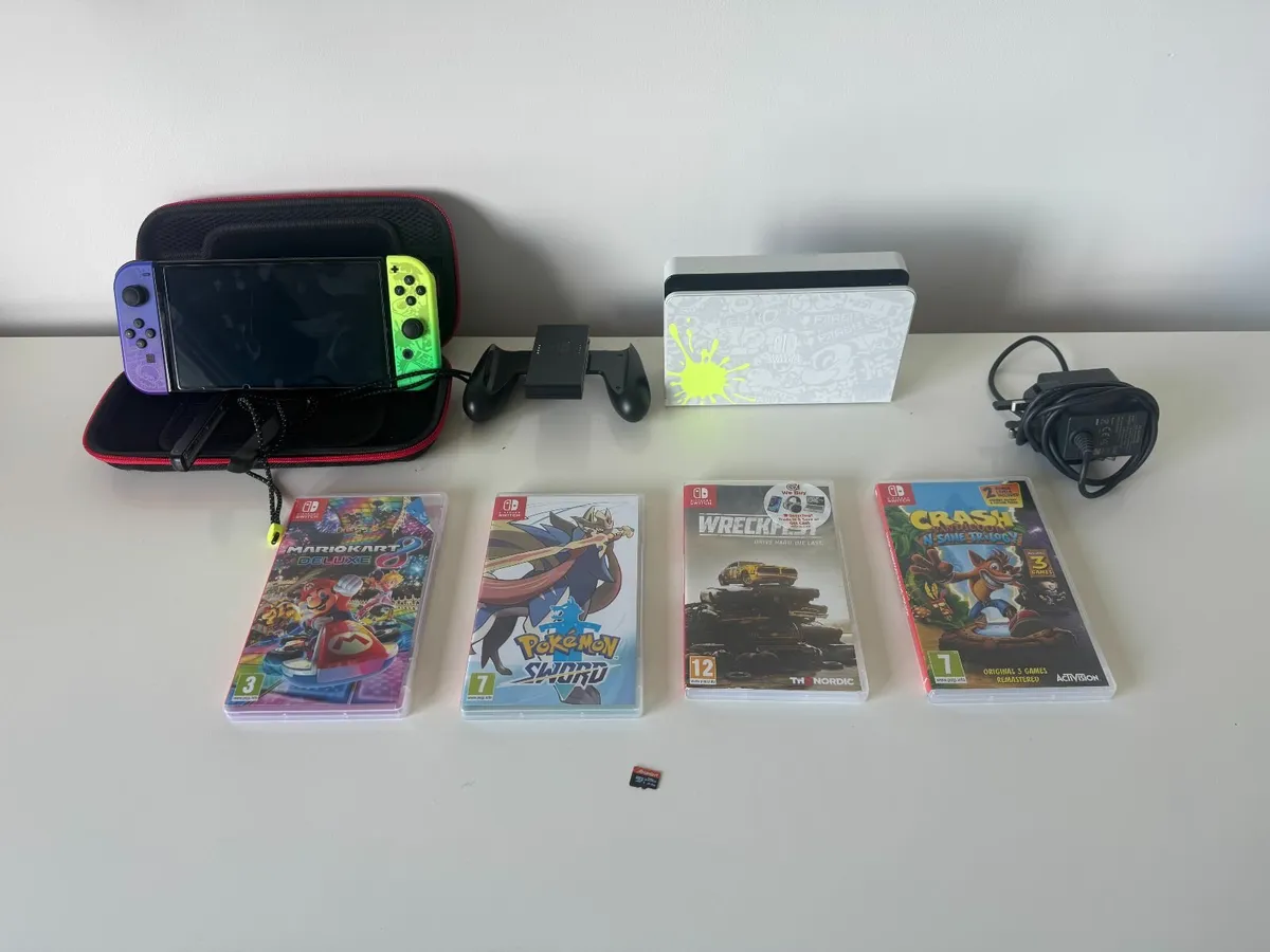 Nintendo Switch Oled Splatoon 3 Version - Image 1