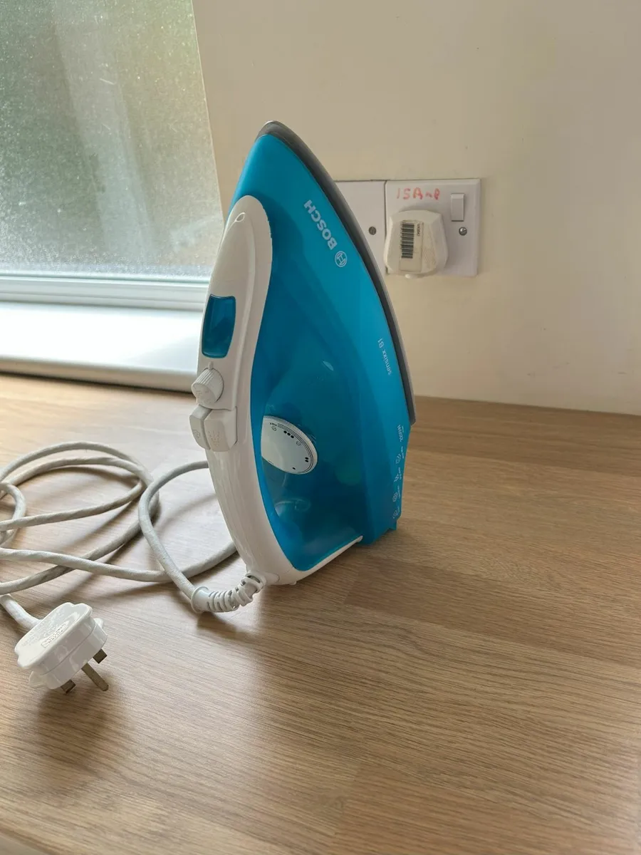 Light Blue Bosch Iron - Image 1