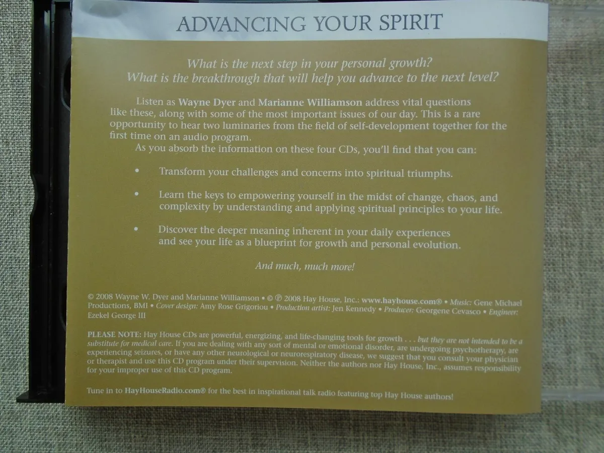 Advancing your Spirit, Wayne Dyer, Audio book, cd - Image 3