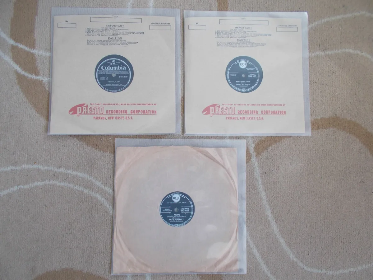 78's Records, Elvis P, Michael H, Harry B - Image 1