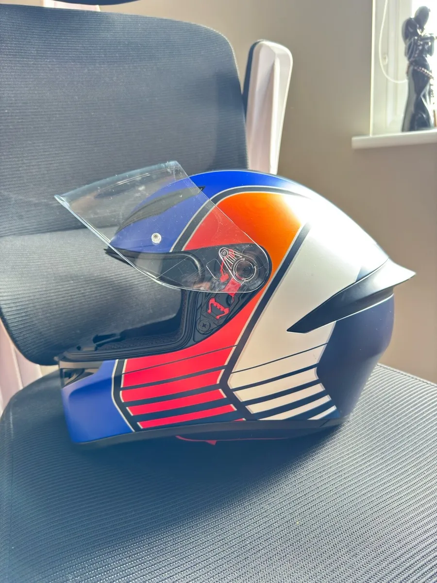 AGV K1 Power – Blue/Red graphic - Image 1