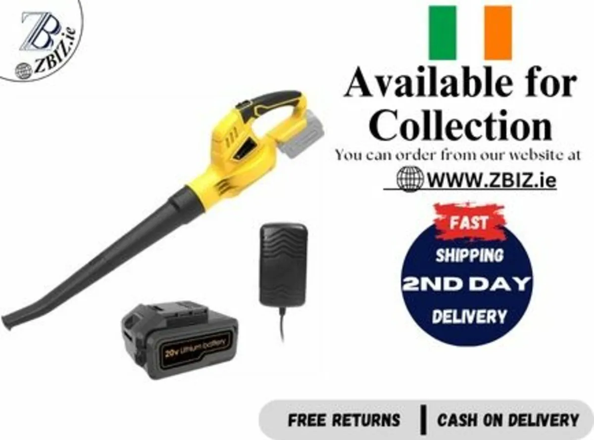 20V Cordless Electric Blower 3.0Ah Battery - Image 1