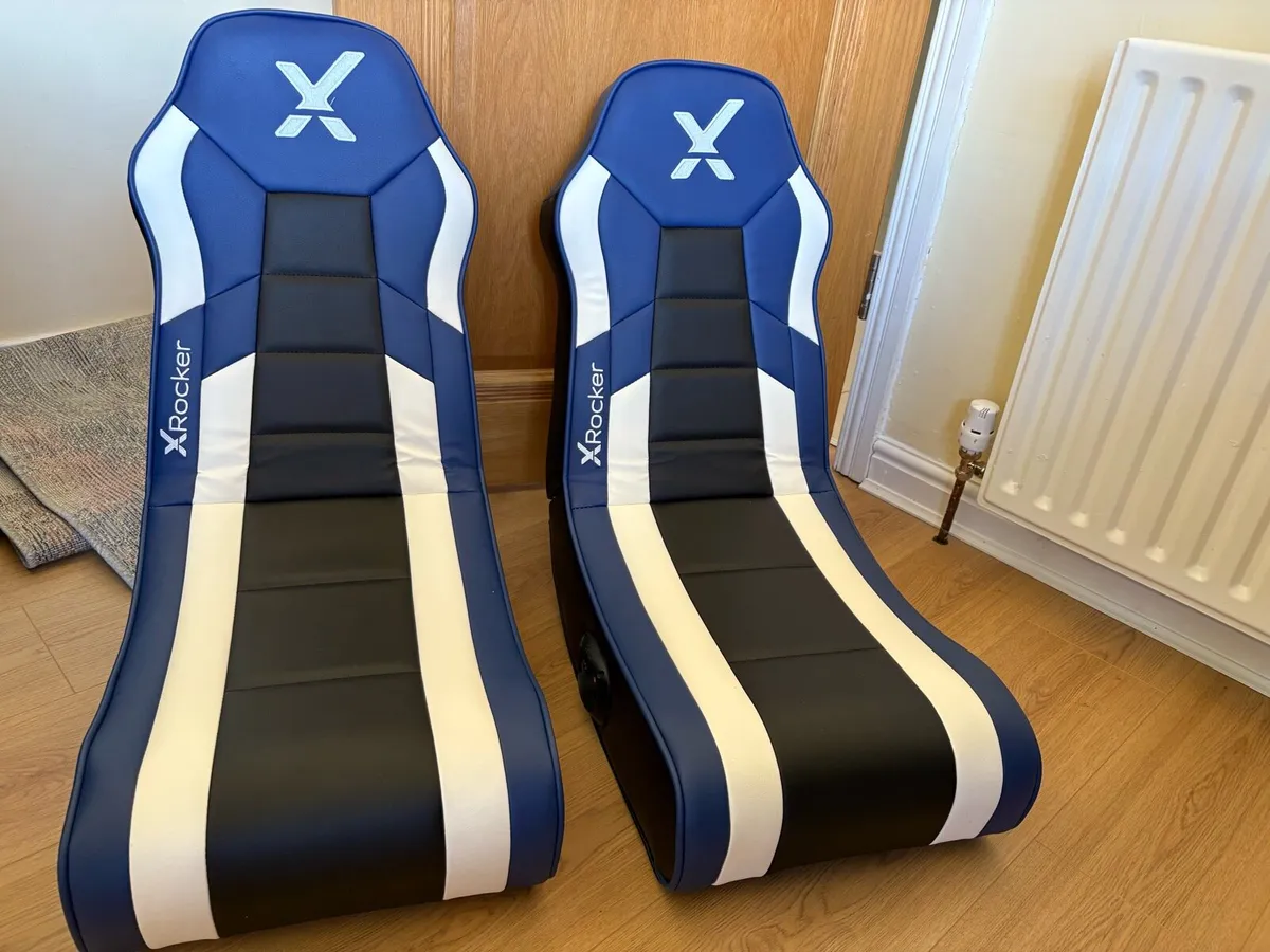 Two X Rocker Gaming Chairs for sale - Image 1