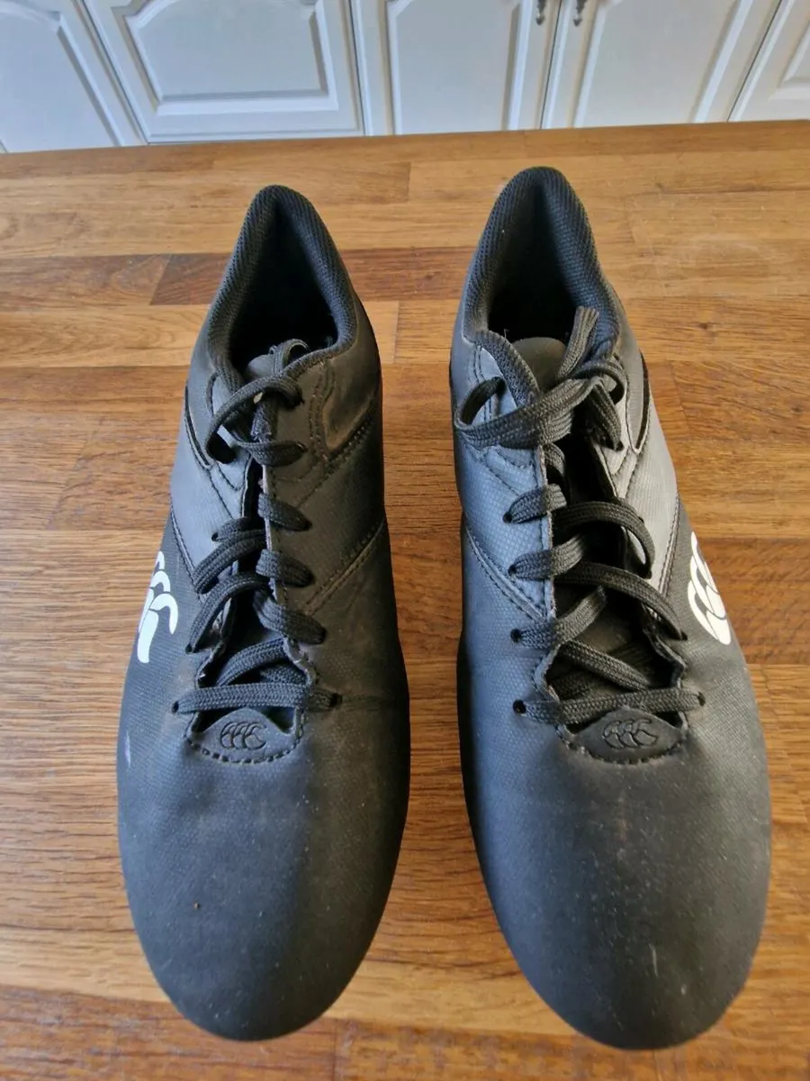Canterbury rugby boots sz 4 - Image 3