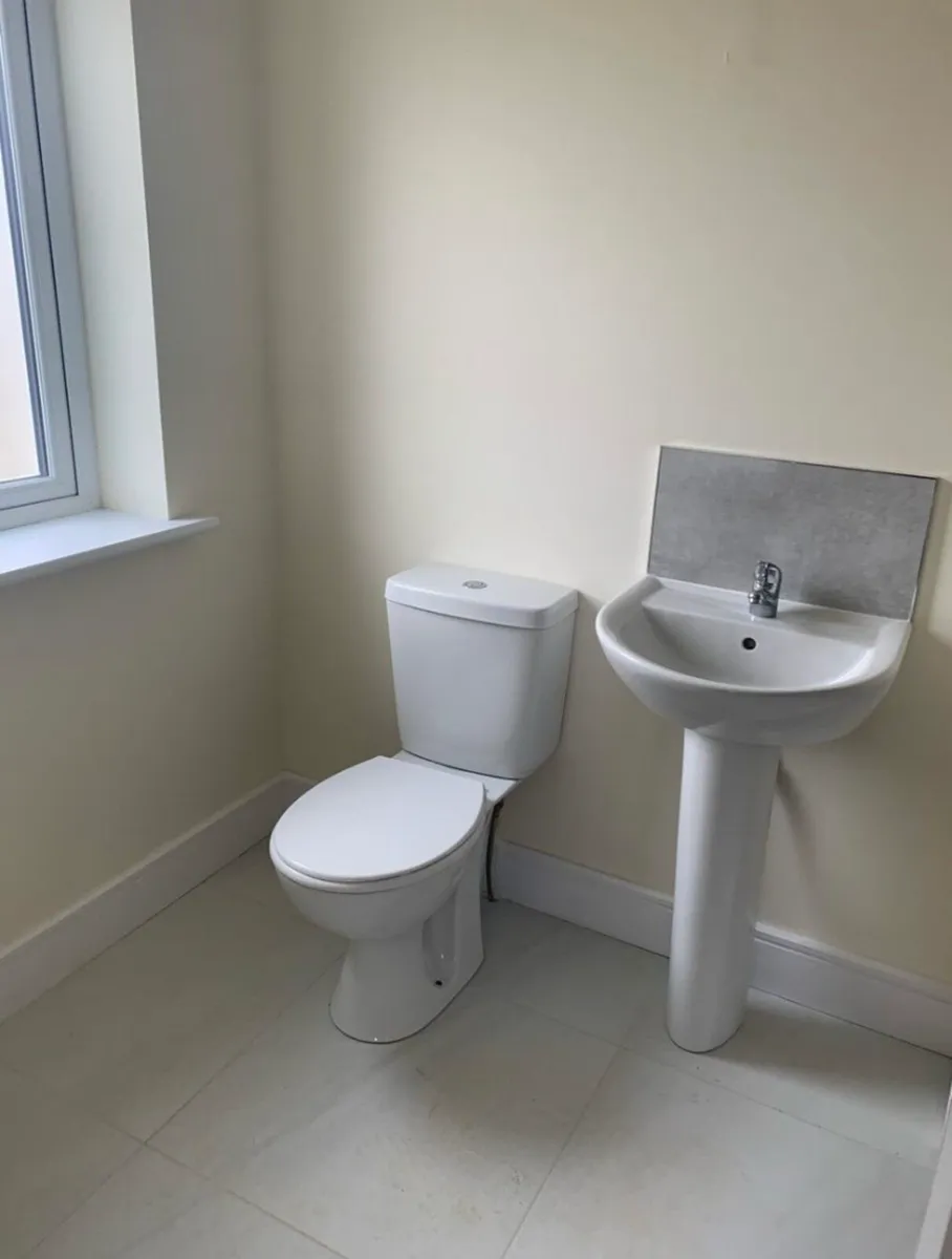 Toilet and basin