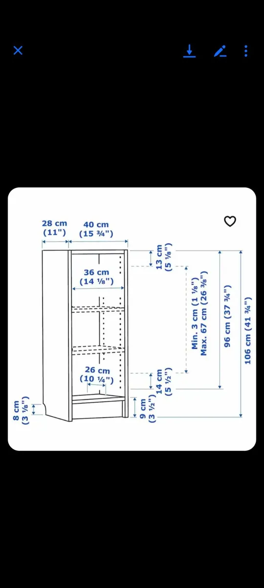 Black book case (Ikea Billy) - Image 3