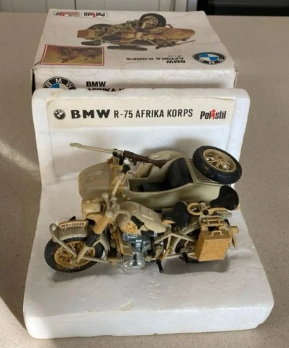BMW R-75 Afrika Korps Scale 1/15 Polistil - Image 1