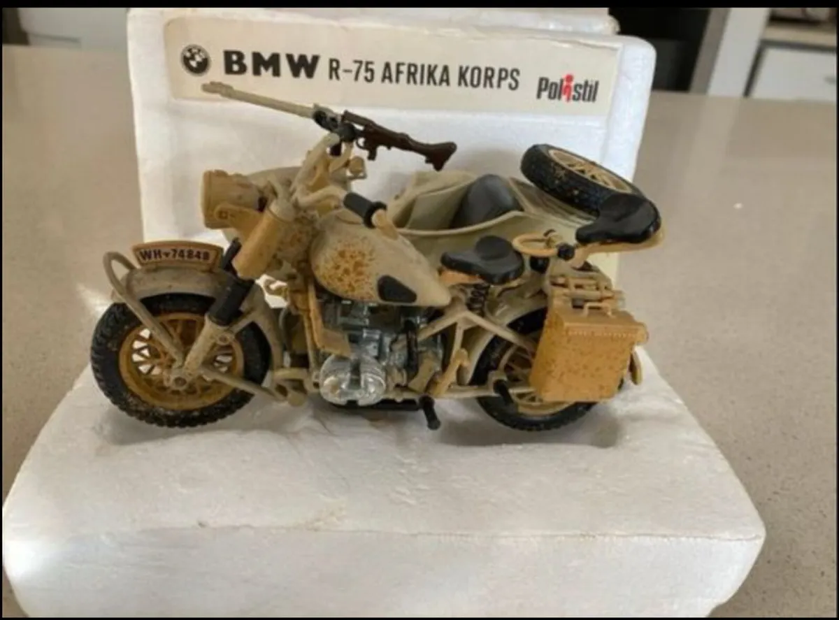 BMW R-75 Afrika Korps Scale 1/15 Polistil - Image 2