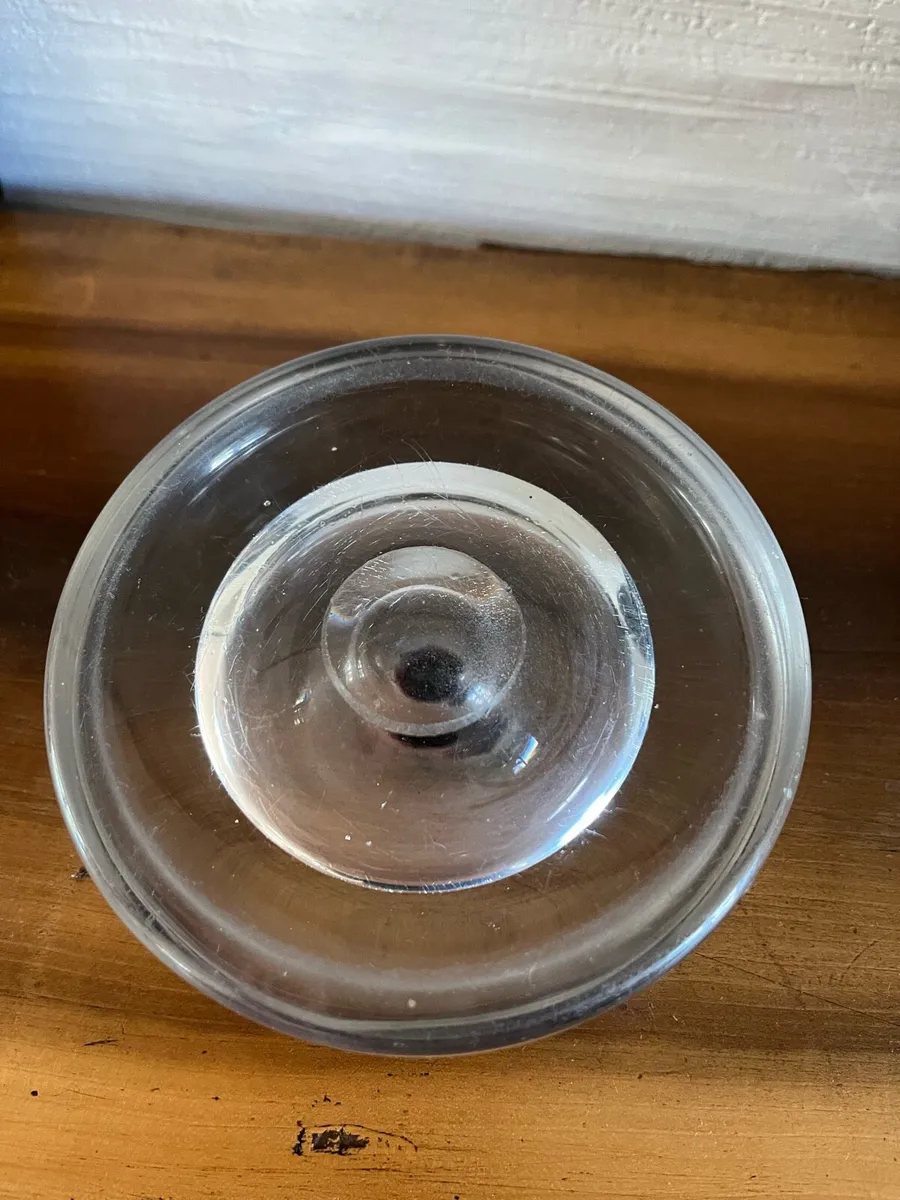 Antique Blown Glass Inkwell - Image 3
