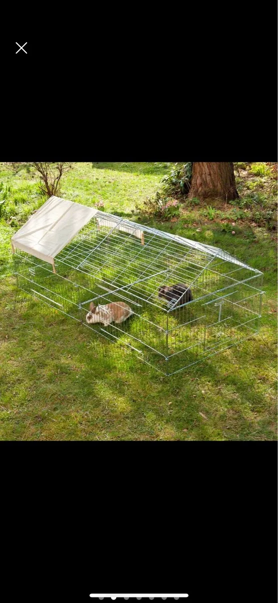 Bunny / Small Pet Metal Run - Image 1