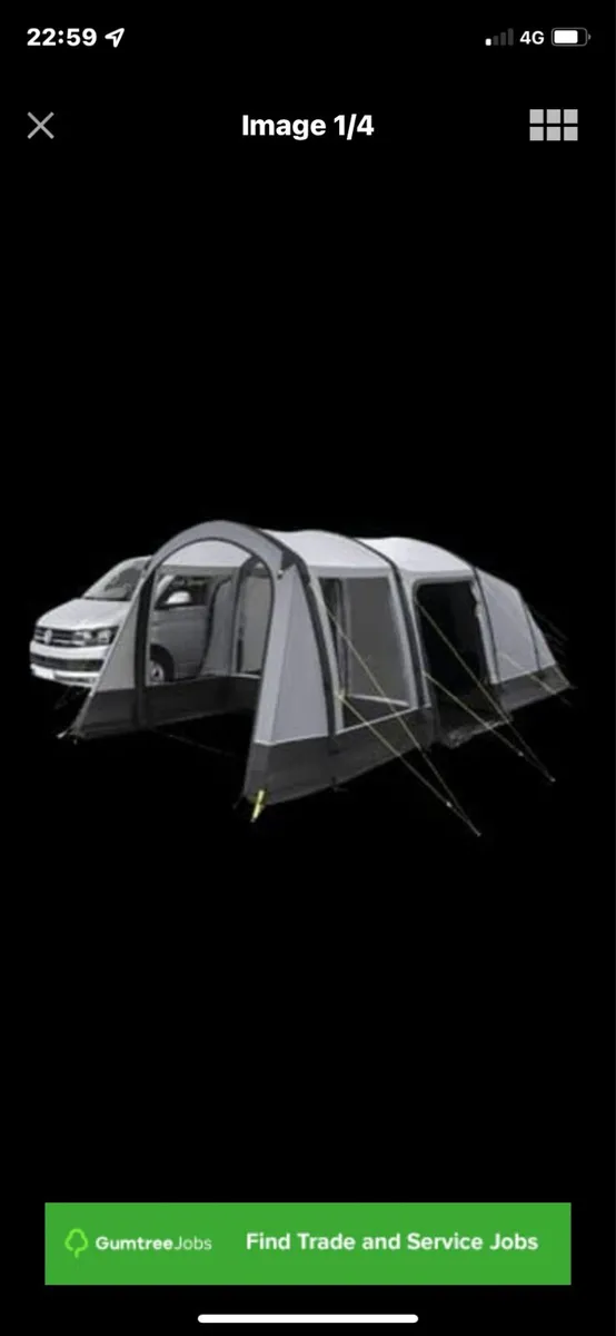 Kampa touring air awning tent - Image 1