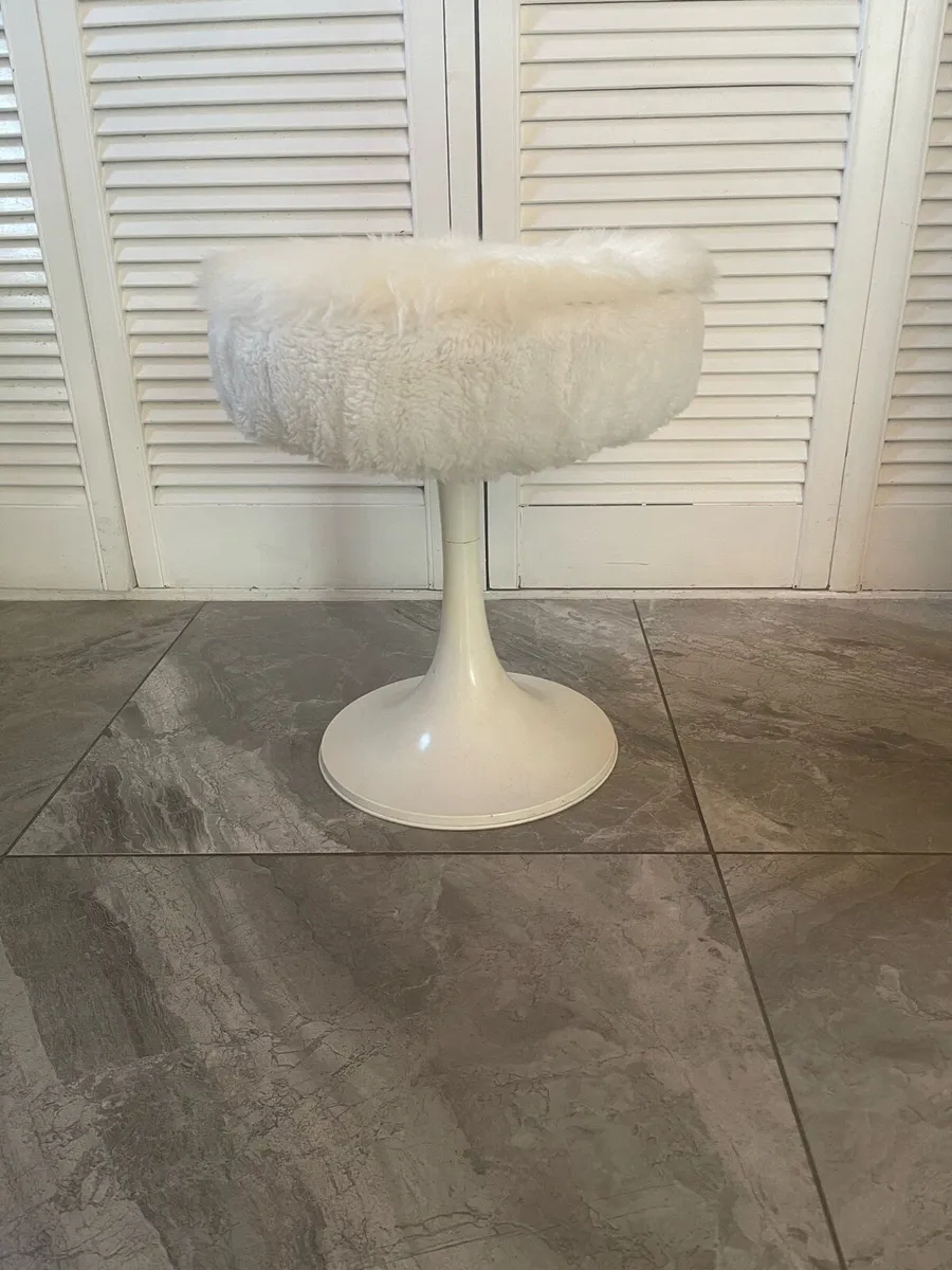 Mid century tulip stool
