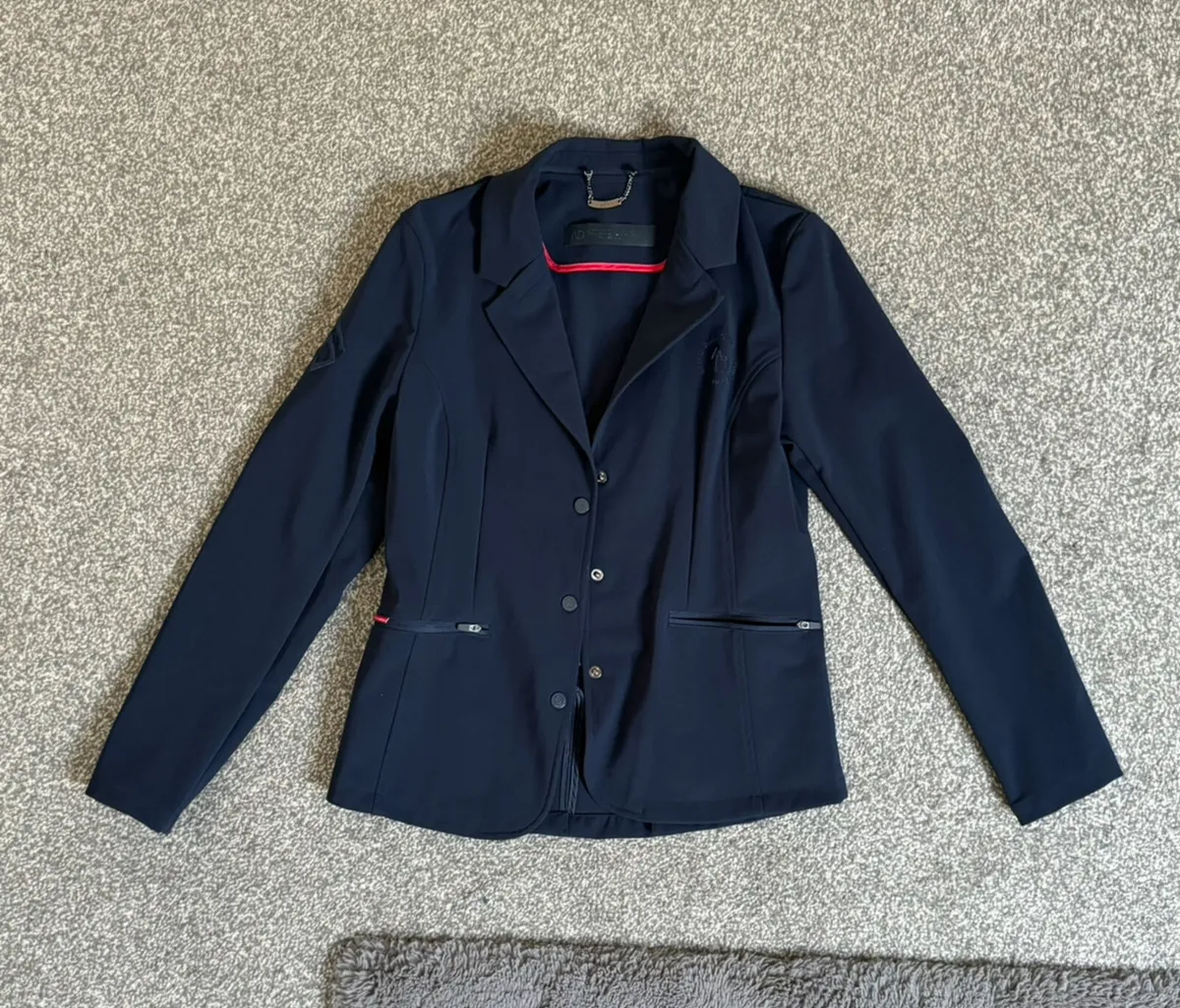 Aztec Diamond Navy Competition Riding Jacket 12 - Image 1