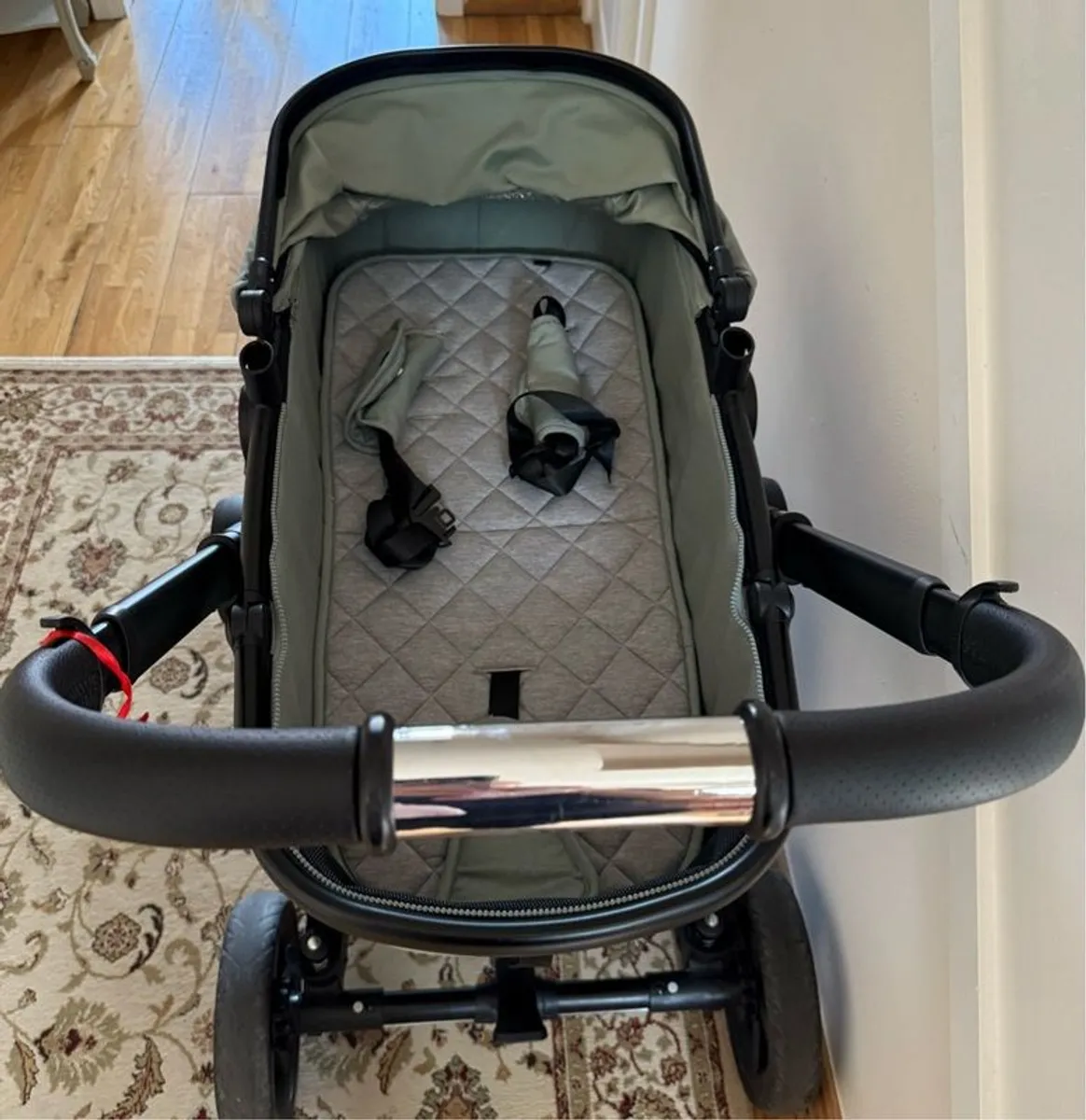 Panorama XTi by Babylo 2-in-1 Travel System Bundle and EnfaSafe R129 Car Seat Leaf - Image 3