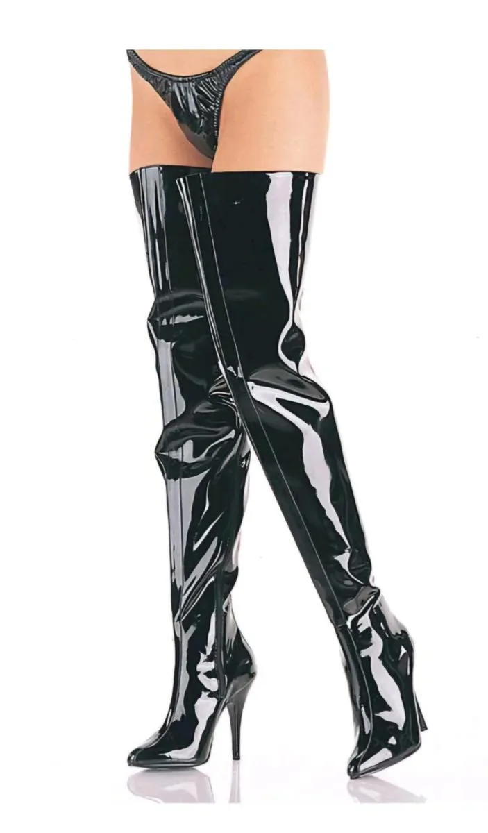 Thigh high Pleaser boots