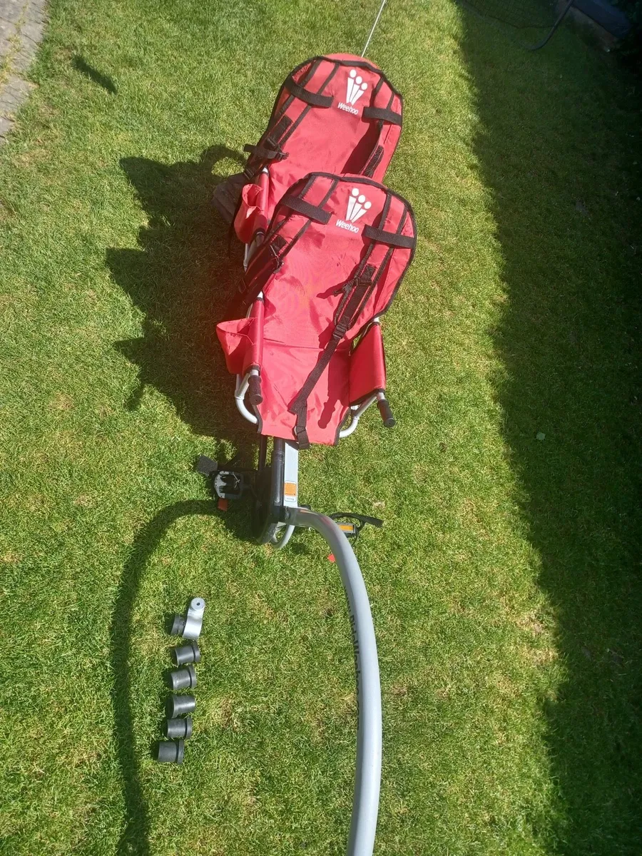 Weehoo 2x seated bicycle trailer - Image 4