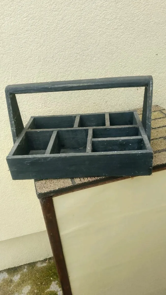 Vintage Carpenters wooden Caddy - Image 1