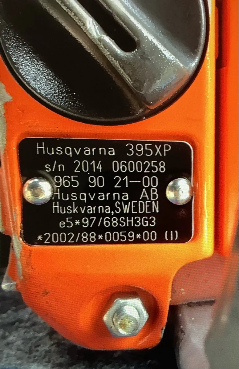 Genuine Husqvarna 395 XP Chain Saw - Image 2
