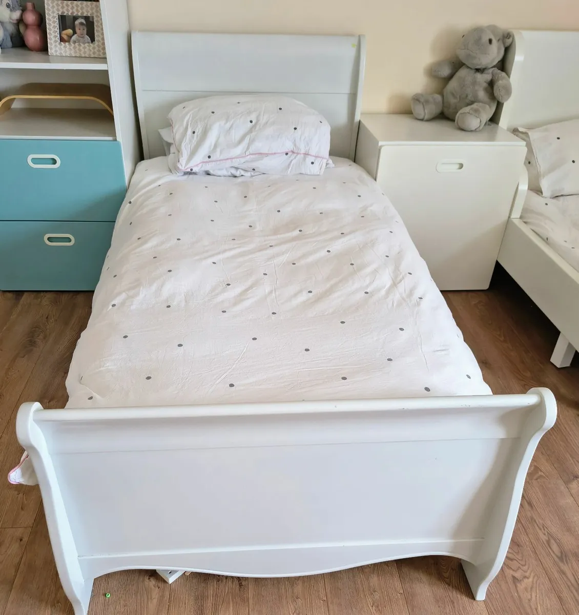 Next Bedroom collection- Solid Wooden Single Bed - Image 1
