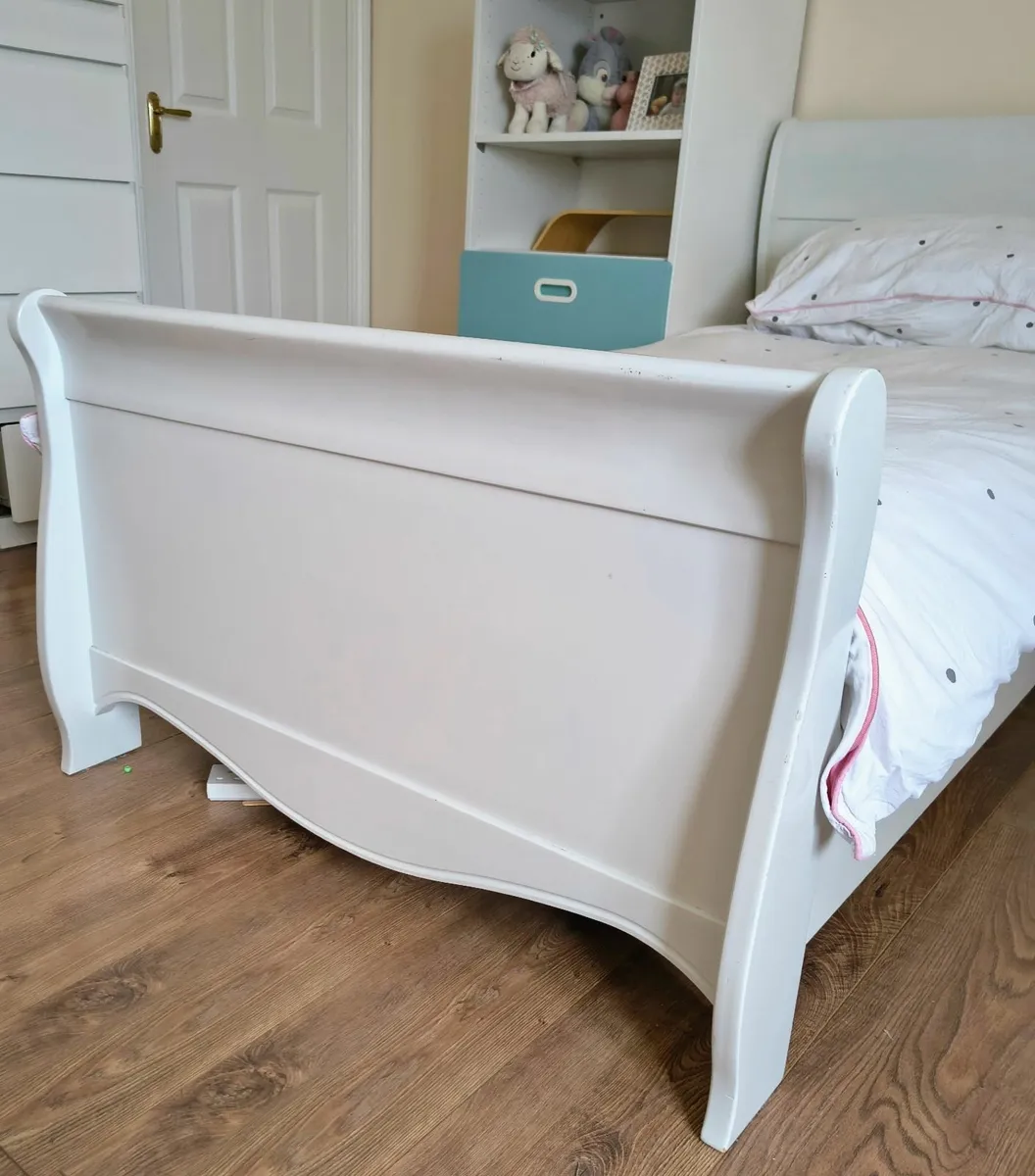 Next Bedroom collection- Solid Wooden Single Bed - Image 2